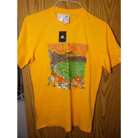 Adidas Other - Adidas NWT Performance Honolulu Marathon 2013 Graphic Print T Shirt Small